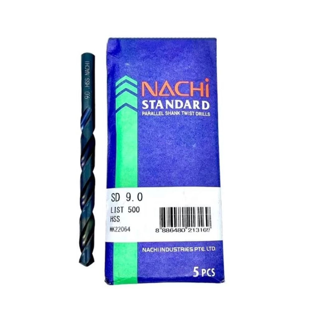 Mata Bor Besi 9.0 MM Nachi Mata Bor Hss 9mm
