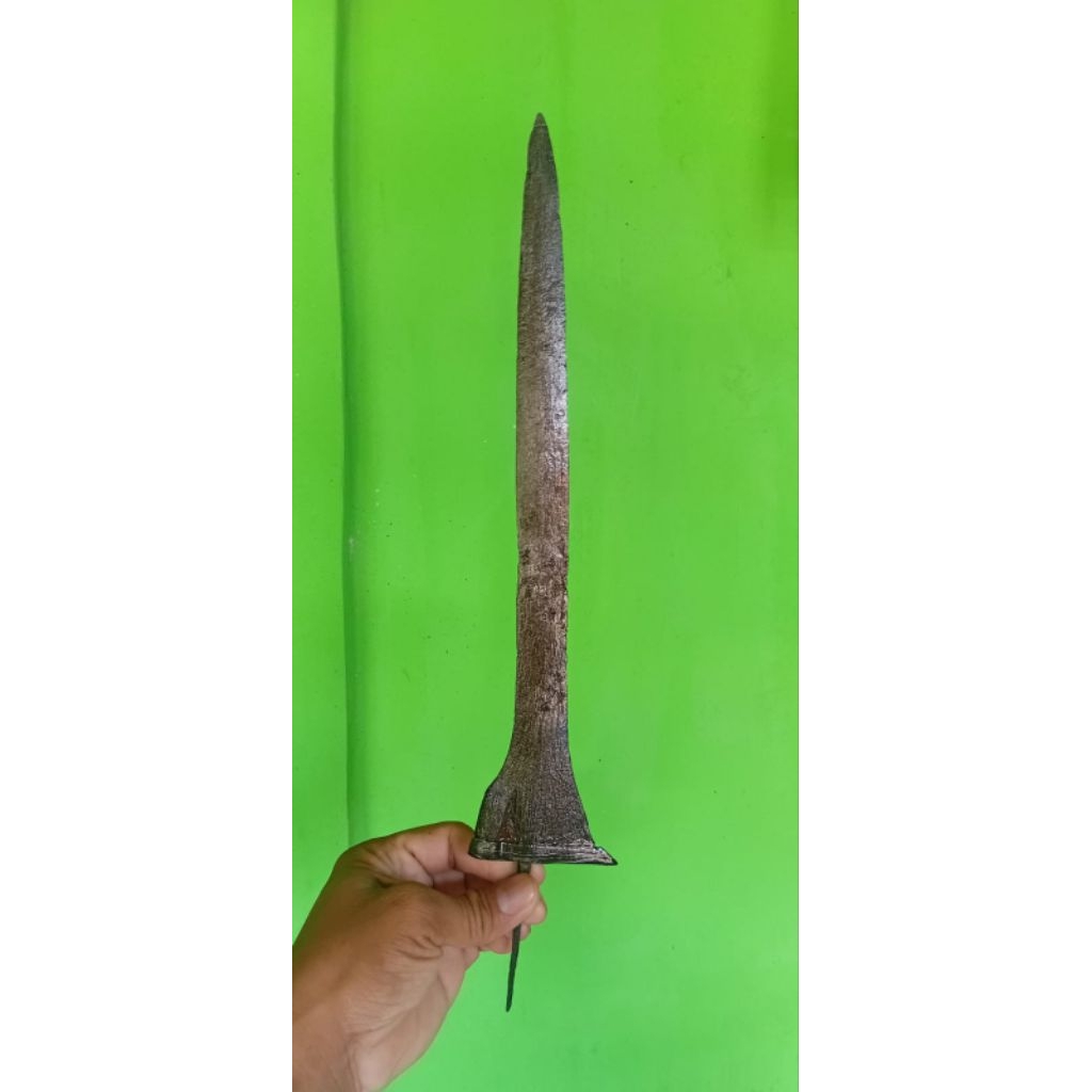 Bilah Keris Brojol Pamor Banyu Mili Sepuh / Majapahit