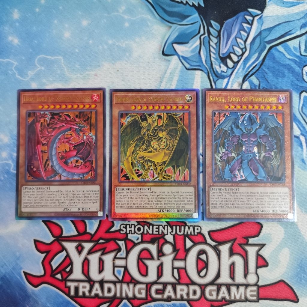 Yugioh AE Paket 3 Dewa GX Uria Hamon Raviel CR03-AE001 UL Original