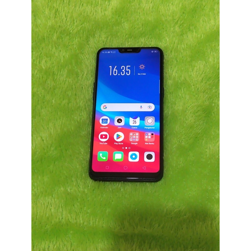Oppo A3S ram 2/16 handphone second berkualitas normal siap pake mulus
