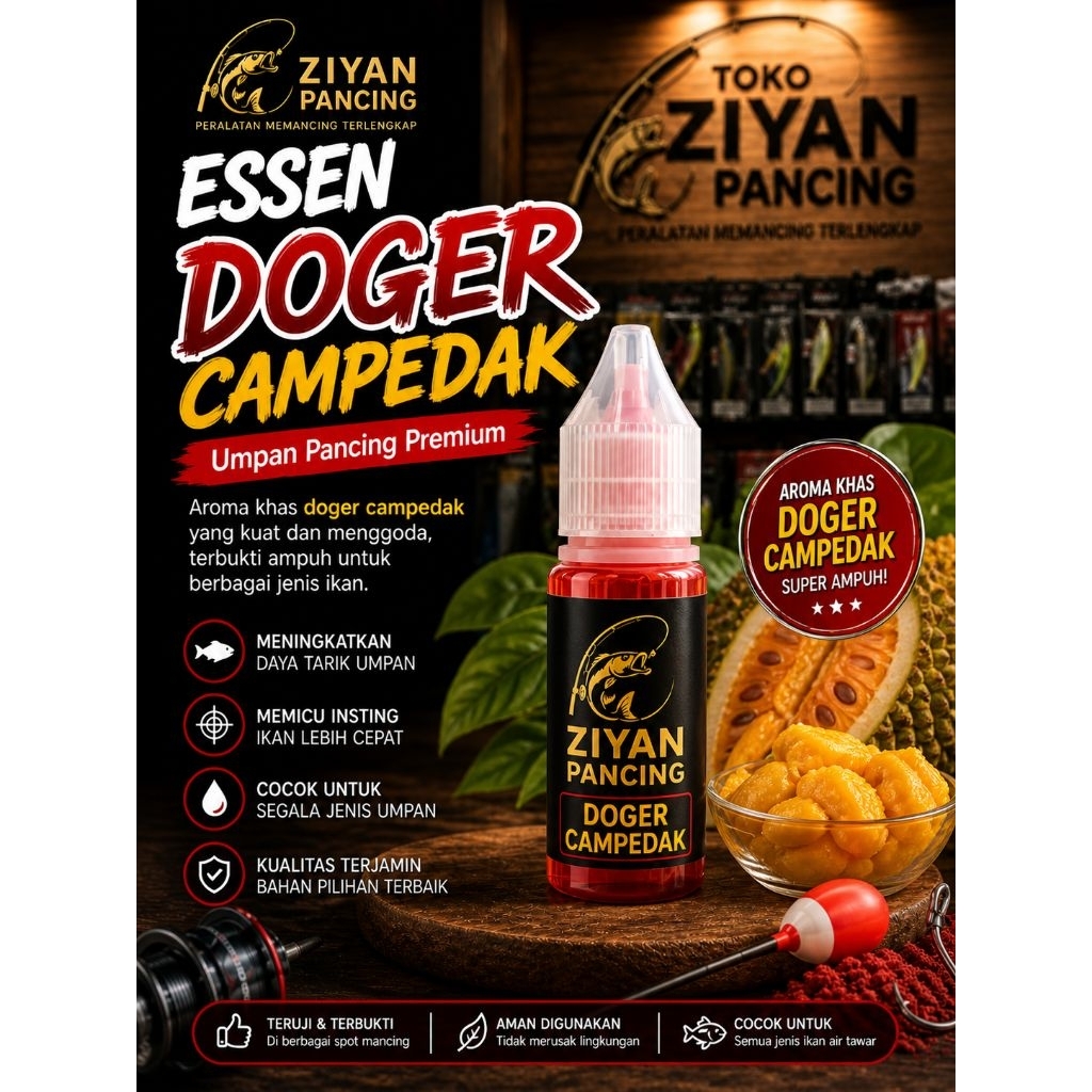 Esen oplosan Doger campedak kemasan 15ml