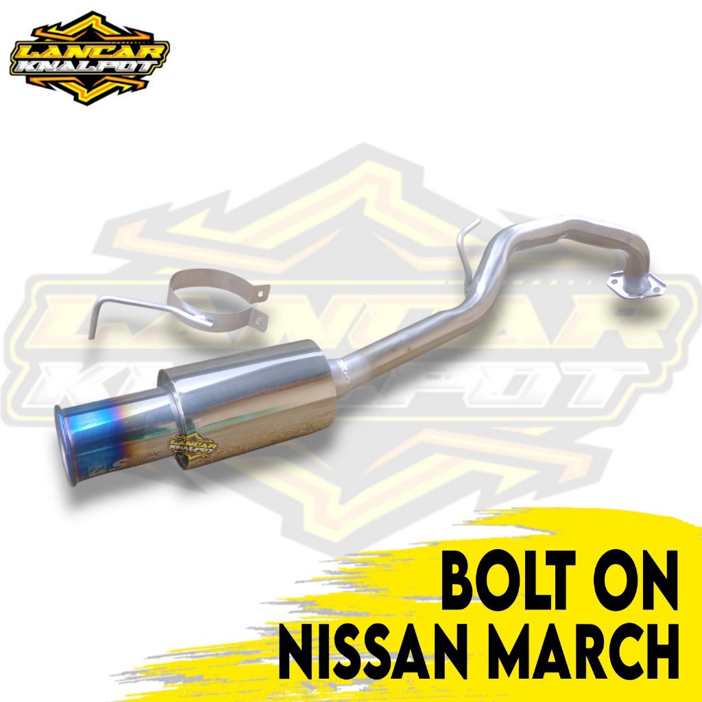 Knalpot Bolt On Nissan March
