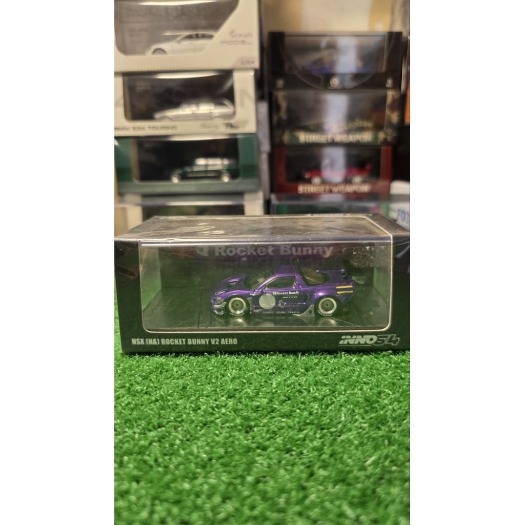 Inno 64 Honda NSX Rocket Bunny V2 AERO Metallic Purple Sealed