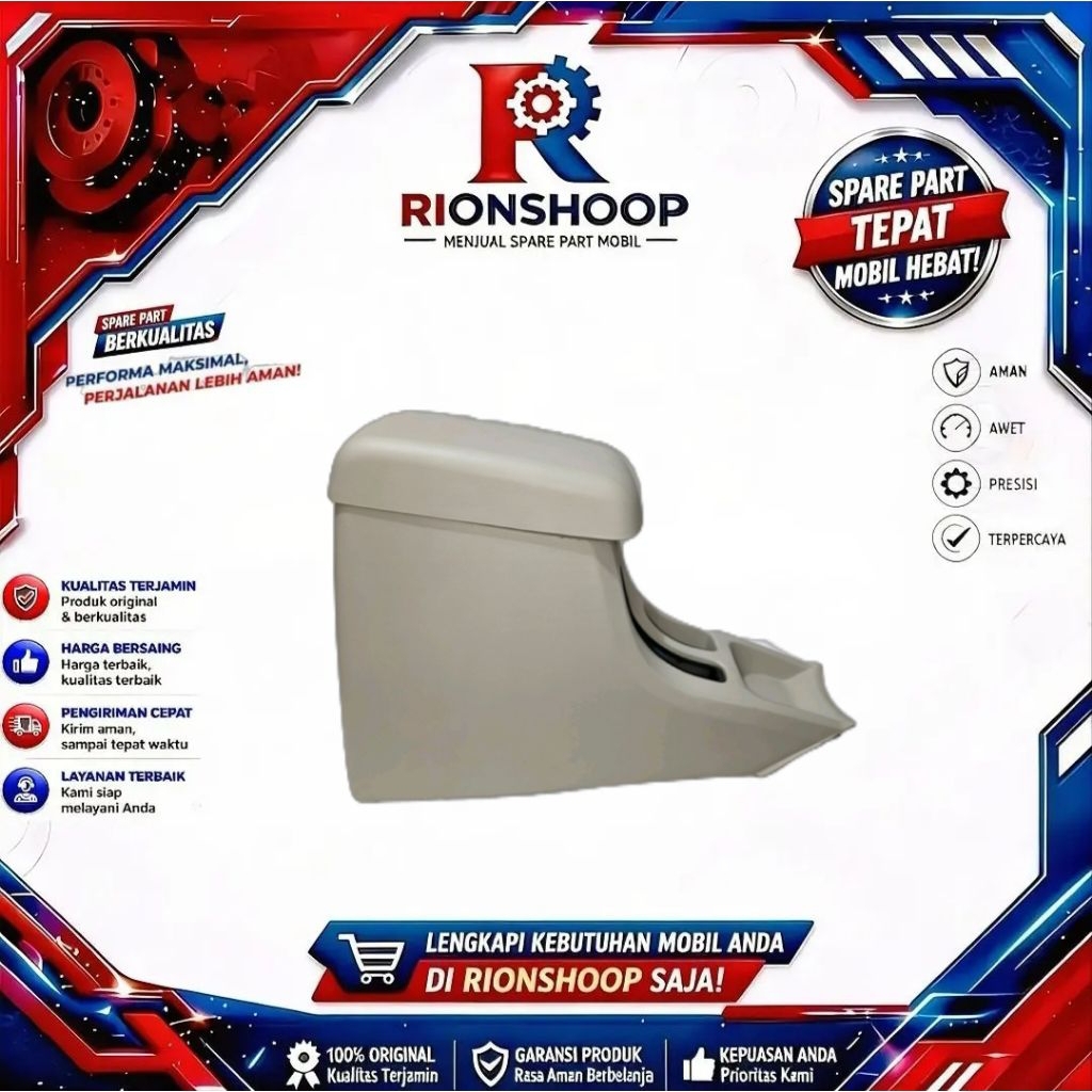 Armrest/ konsol Box / Tangan Santai AVANZA XENIA 2018 - 2022 dan TERIOS X ( tanpa engsel)