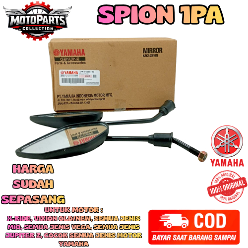 SPION 1PA ORIGINAL YAMAHA YGP MOTOR VIXION,JUPITER Z,MX KING,X RIDE,MIO J ORI KACA SPION ORI 100% .