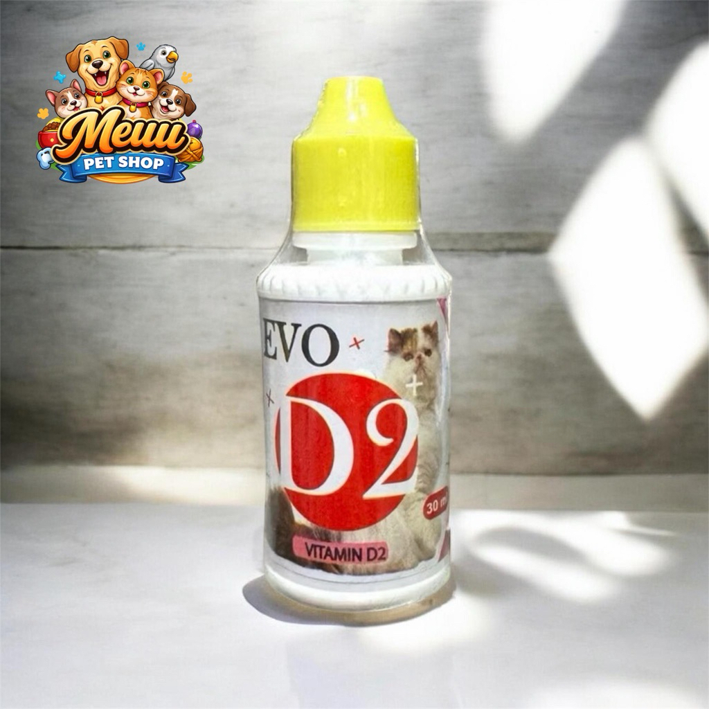 100% original Evo D2 DROP 30 ml Mengatasi Virus Panleu Calici Feline Distemper Diare  Kucing