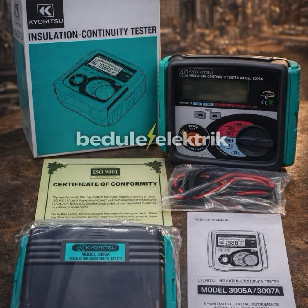 Megger kyoritsu 3005 3005a megger insulation tester