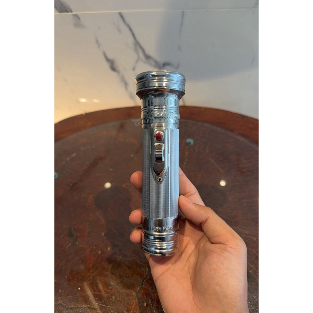 Senter Antik Tiger Head Jadul