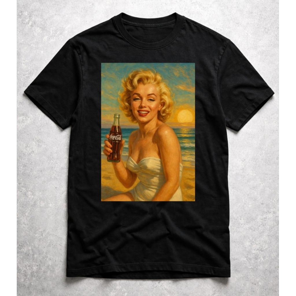 KAOS VINTAGE COCA-COLA MONROE