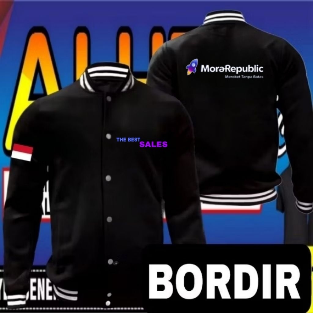 jaket bordir my republic jaket my republic jaket varsity my republic jaket baseball my republic jake