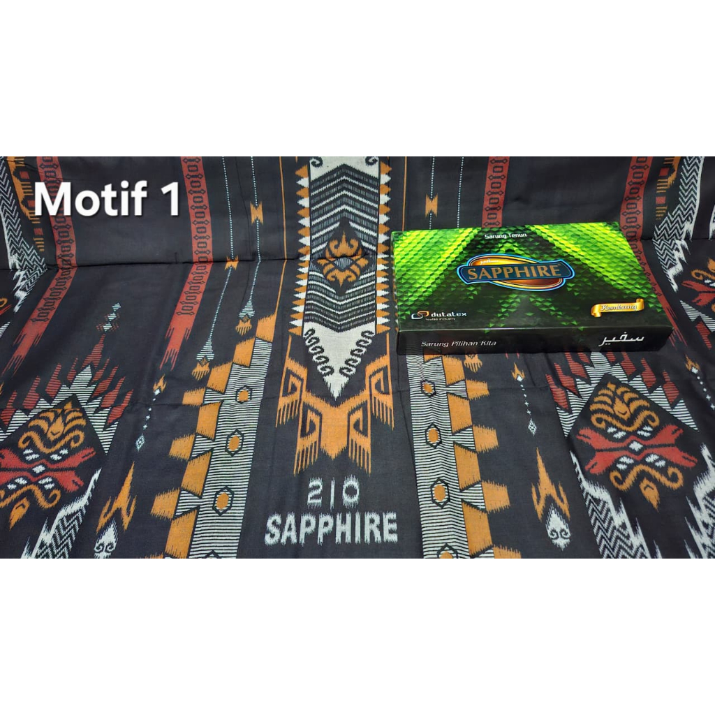 sarung sapphire spk / sarung sapphire motif kembang rayon tidak songket