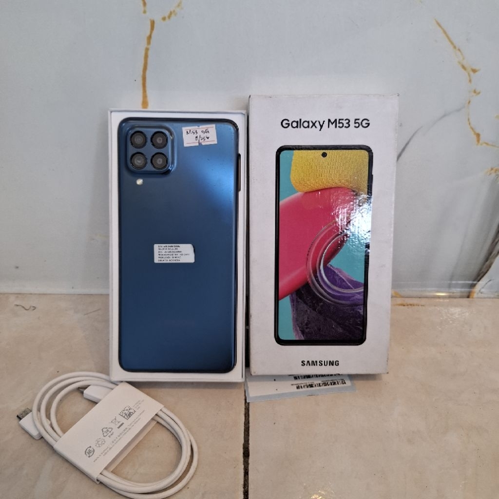 Second Samsung Galaxy M53 5G RAM 8/256GB Fullset Original