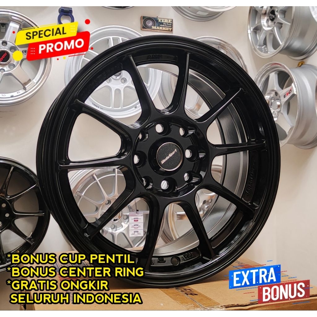 (Spesial promo) velg mobil wedssport tc105x R15 (baru)