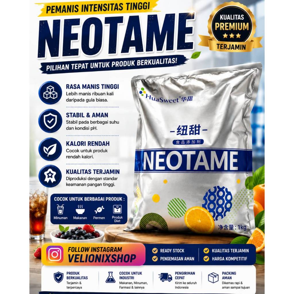 Sucralose Powder Neotame Ex. Wuhan HuaSweet / Sukralosa Neotame/Pemanis Sukralos Neotame