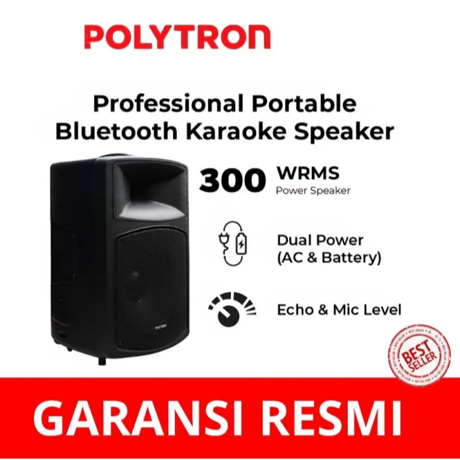 POLYTRON SPEAKER AKTIF PORTABLE 15INCH PAS PRO 15GP3