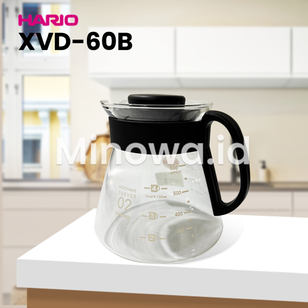 HARIO XVD-60B teko kopi kaca asli jepang