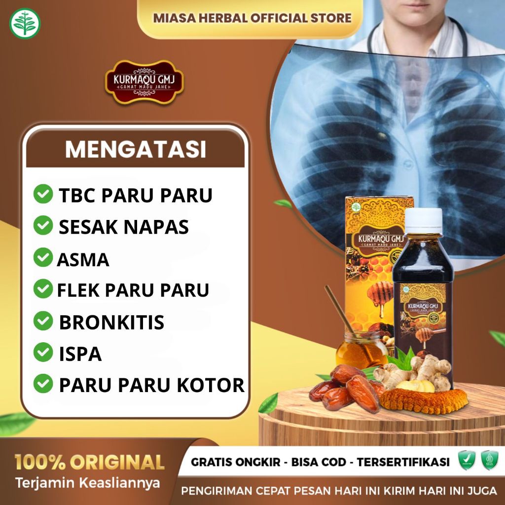 Kurmaqu - Obat Paru Paru Kotor Flek Paru Paru Anak Dewasa Sesak Nafas Asma Tb Paru Radang Tenggoroka