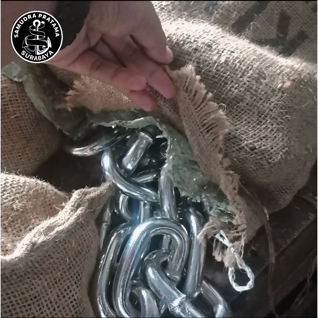 Rantai Besi Galvanis 19 mm / Rantai Besi 19 mm 3/4 Perkarung