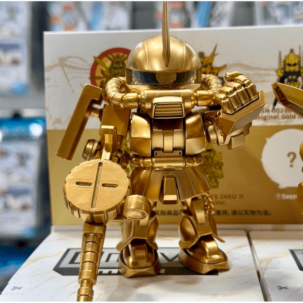 QMSV Mini Gold Team - MS06S Char Zaku II Gold Color Ver