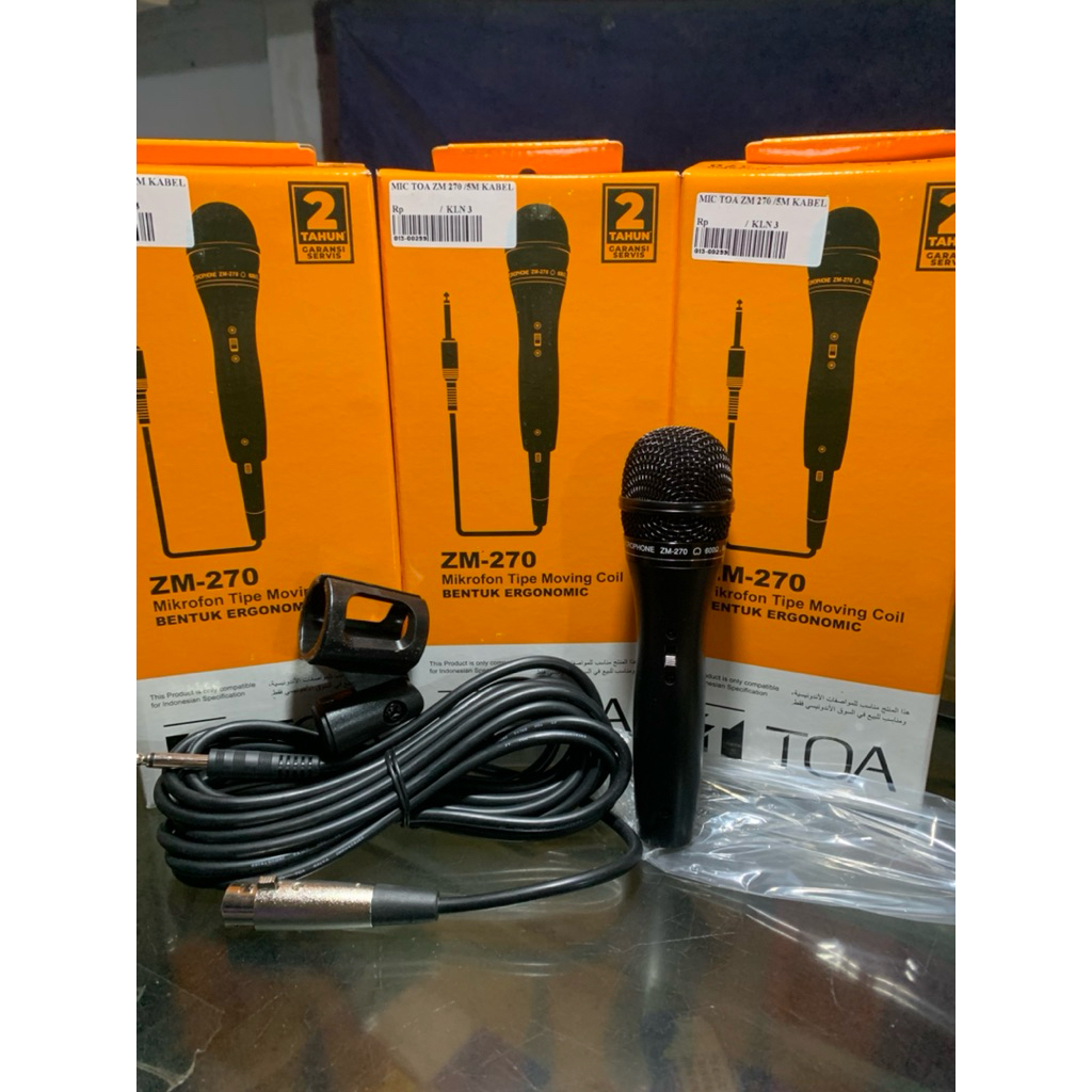 Microphone/Mic TOA ZM 270 Microphone Kabel