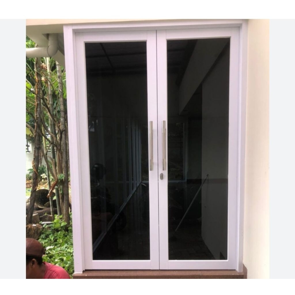 pintu kaca kupu tarung ukuran 150×200