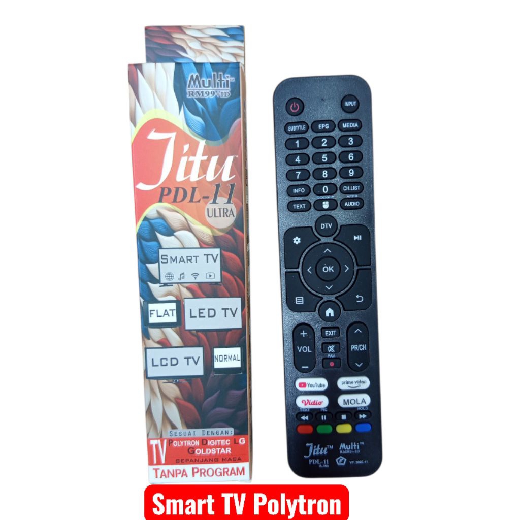 Remote TV LED POLYTRON SMART TV Polytron BIT Jitu