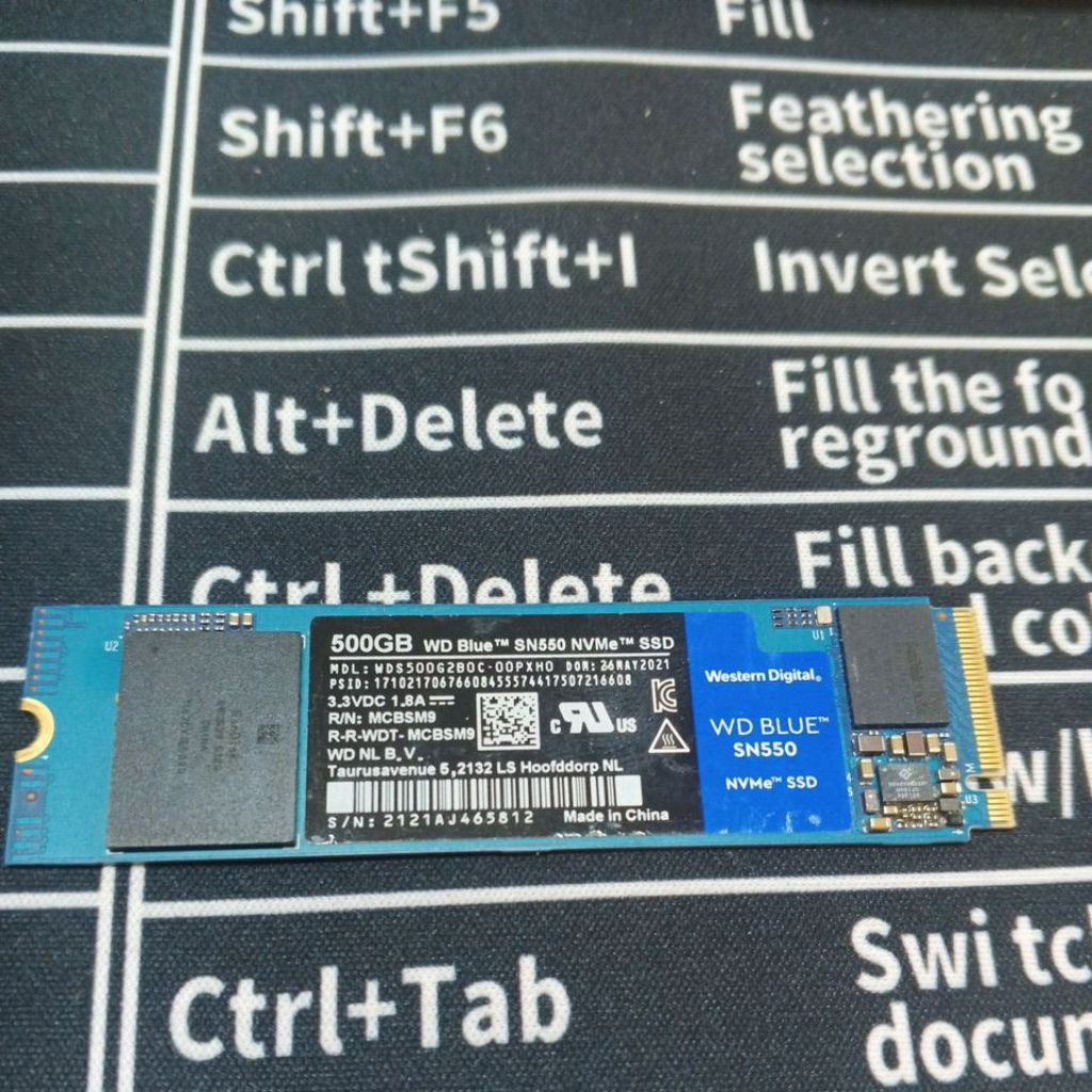 M2 NVME WD 500gb