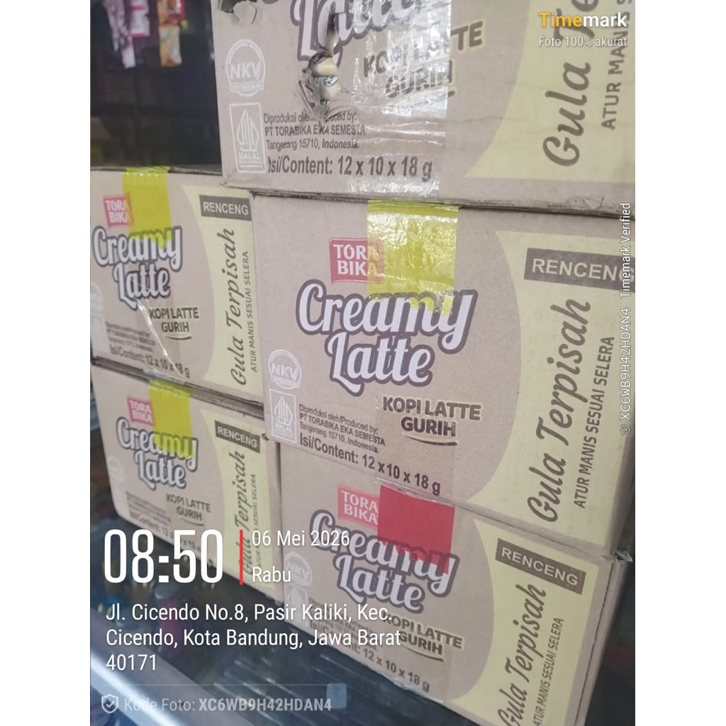 Torabika creamy latte 1 dus