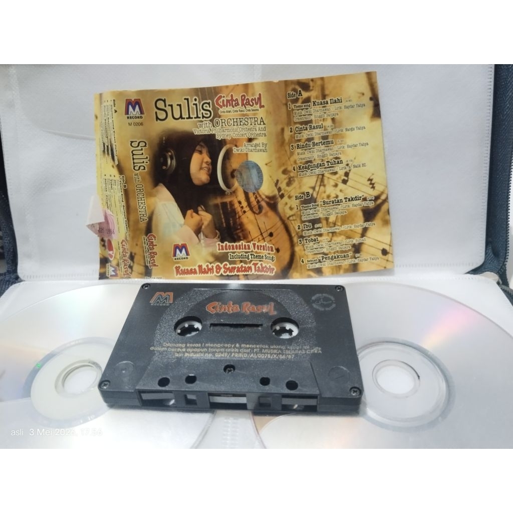 kaset pita CINTA RASUL sulis & orchestra