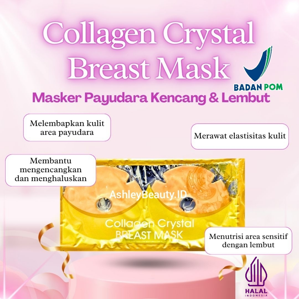 Masker Payudara -Collagen Crystal Breast Masker Payudara Kencang & Lembut