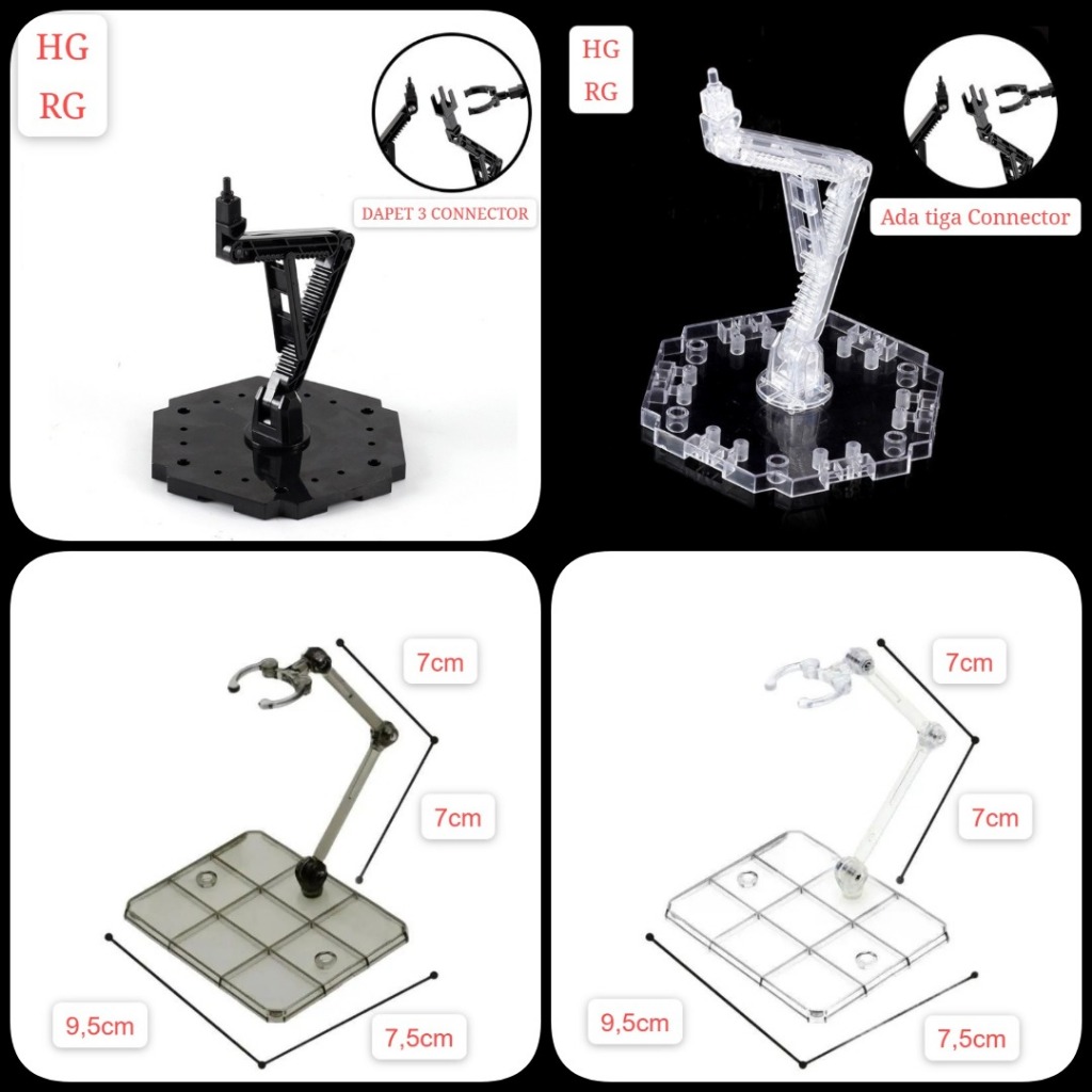 Stand Base Action Figure SHF Sigma Stand Base Gundam HG RG SD Stand Base Figure Nepteight Gundam New
