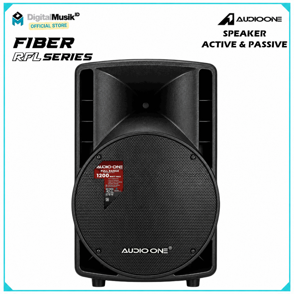 AUDIO ONE Speaker 12 & 15 Inch Aktif Pasif RFL 112 115 Monitor Bluetooth USB Box Fiber | DM