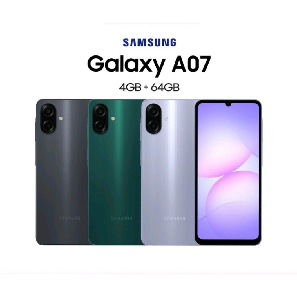 HP SAMSUNG GALAXY A07 4/64GB SAMSUNG A07 RAM 4GB ROM 64GB RESMI
