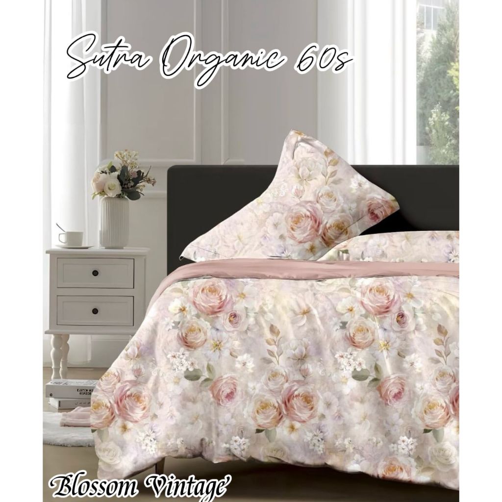 Sprei Set Sutra Organic 60s / Sprei Sutra Silk Serat Bamboo / Sprai Sutra Kingkoil / Sprei kingsize 
