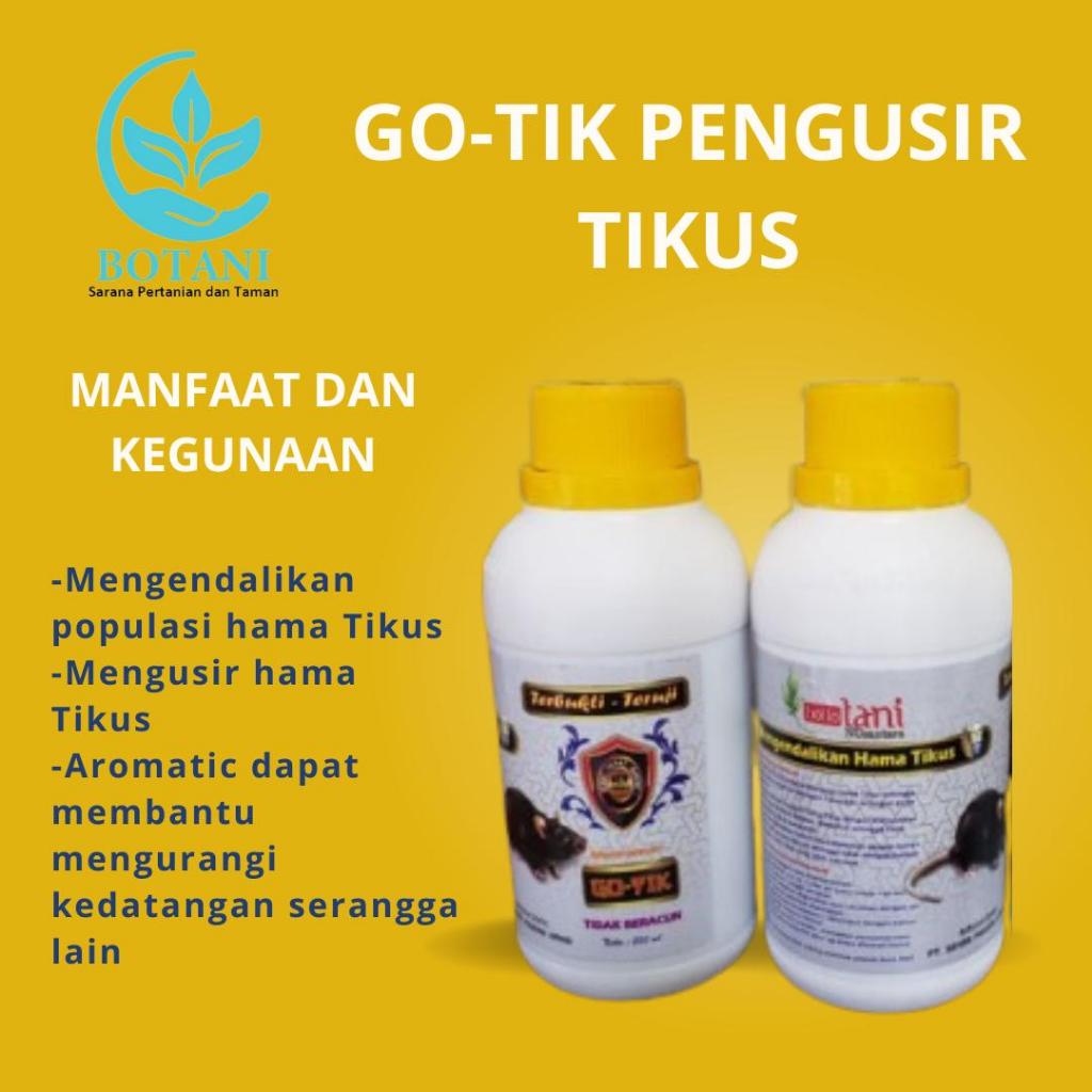 GoTik Pengusir Tikus Alami/Pembasmi Hama Tikus Alami/Obat Tikus Alami