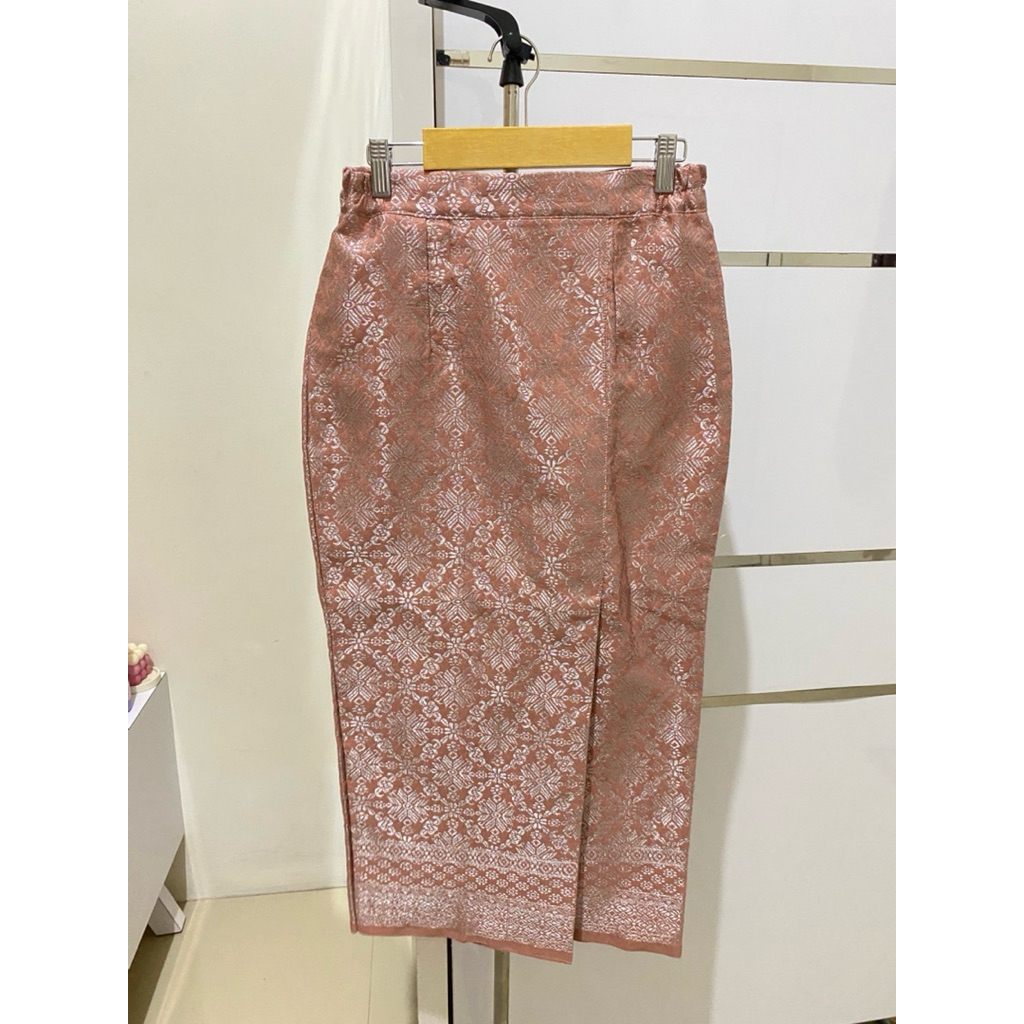 Preloved Rok Songket Pink | Rok Wisuda | Rok Kebaya