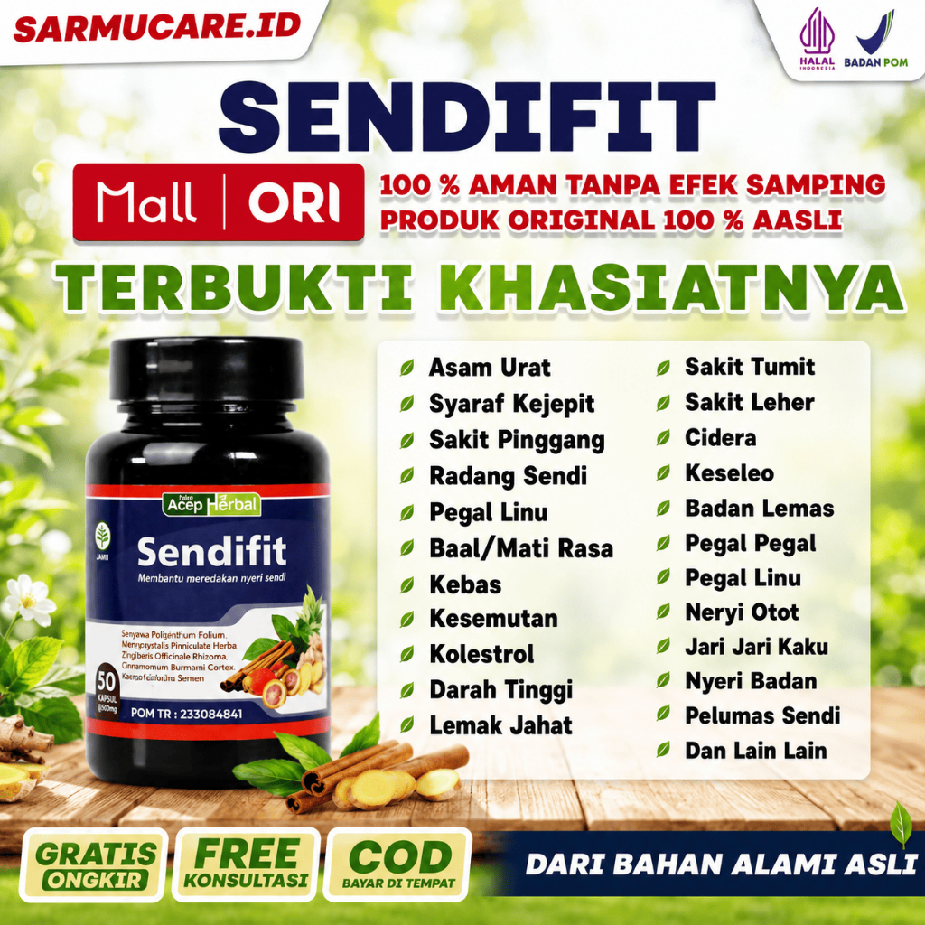 SendiFit - Menenangkan Sendi, Memperbaiki Kerusakan Sendi, Perawatan Sendi Harian PALING DIREKOMENDA
