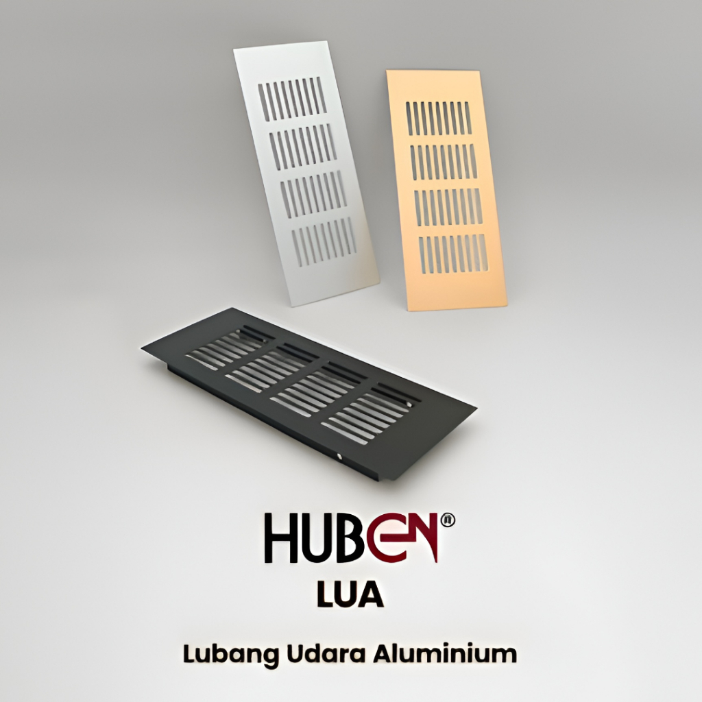 Huben Lubang udara  8 cm | Saringan Lubang Hawa | Angin Alumunium | Ventilasi udara
