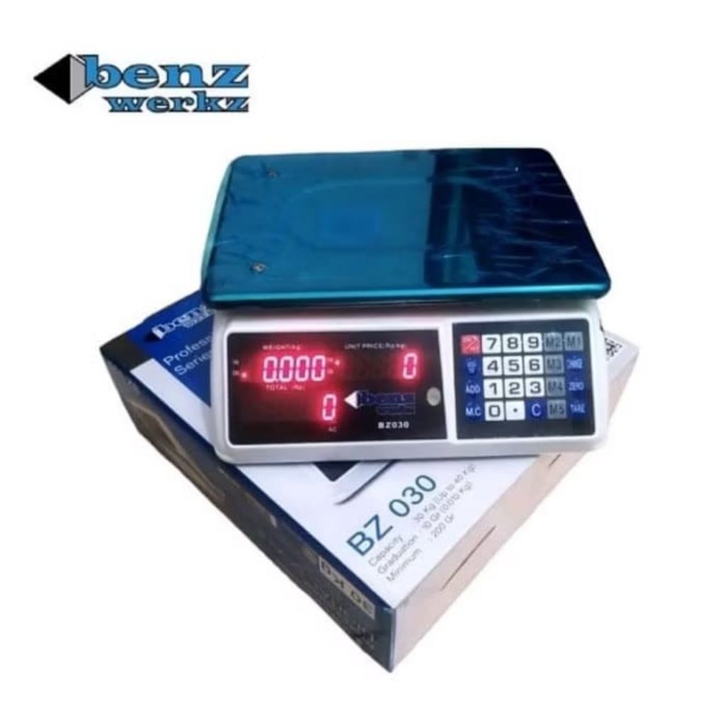 TIMBANGAN BUAH / LAUNDRY DIGITAL 30KG BENZ / TIMBANGAN DUDUK DIGITAL BENZ BZ 030 - MURAH