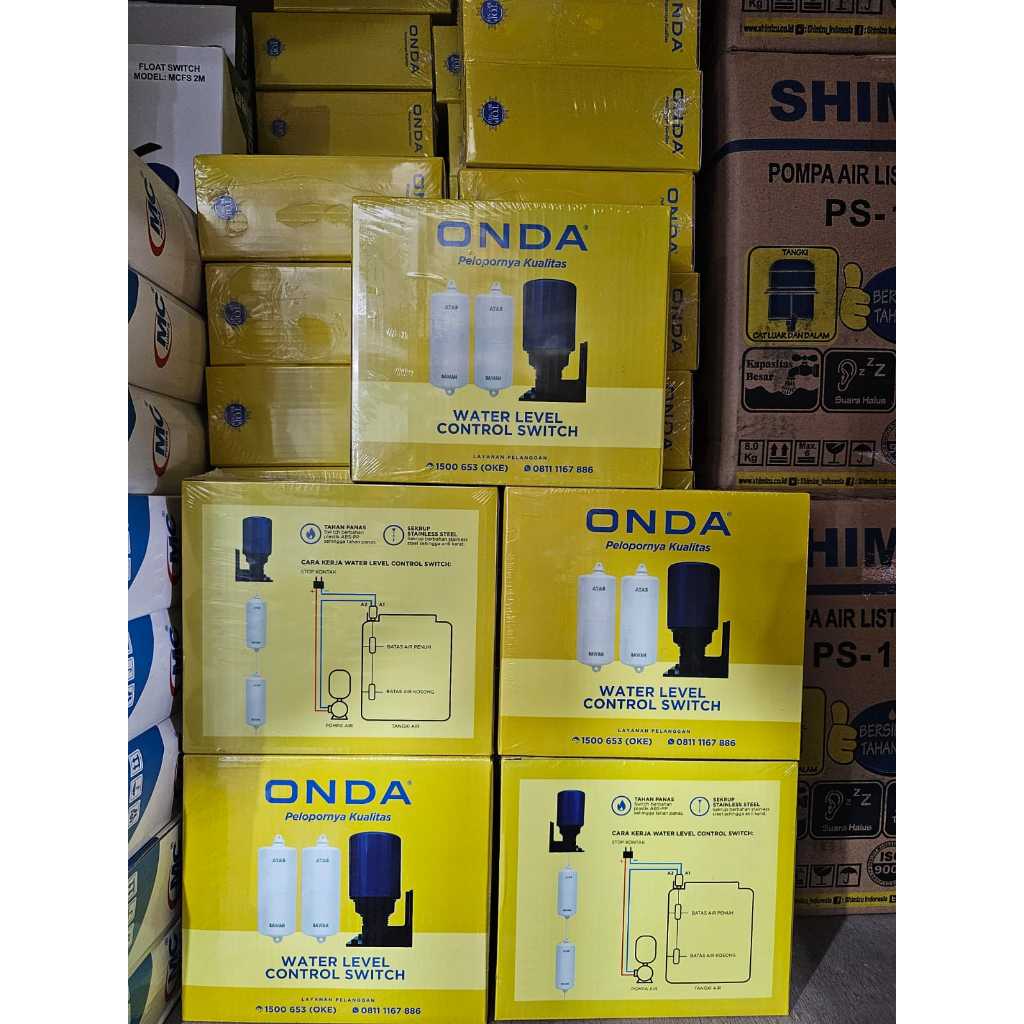 Water level control switch ONDA / RADAR AIR / RADAR pelampung / RADAR otomatis / RADAR toren merk ON