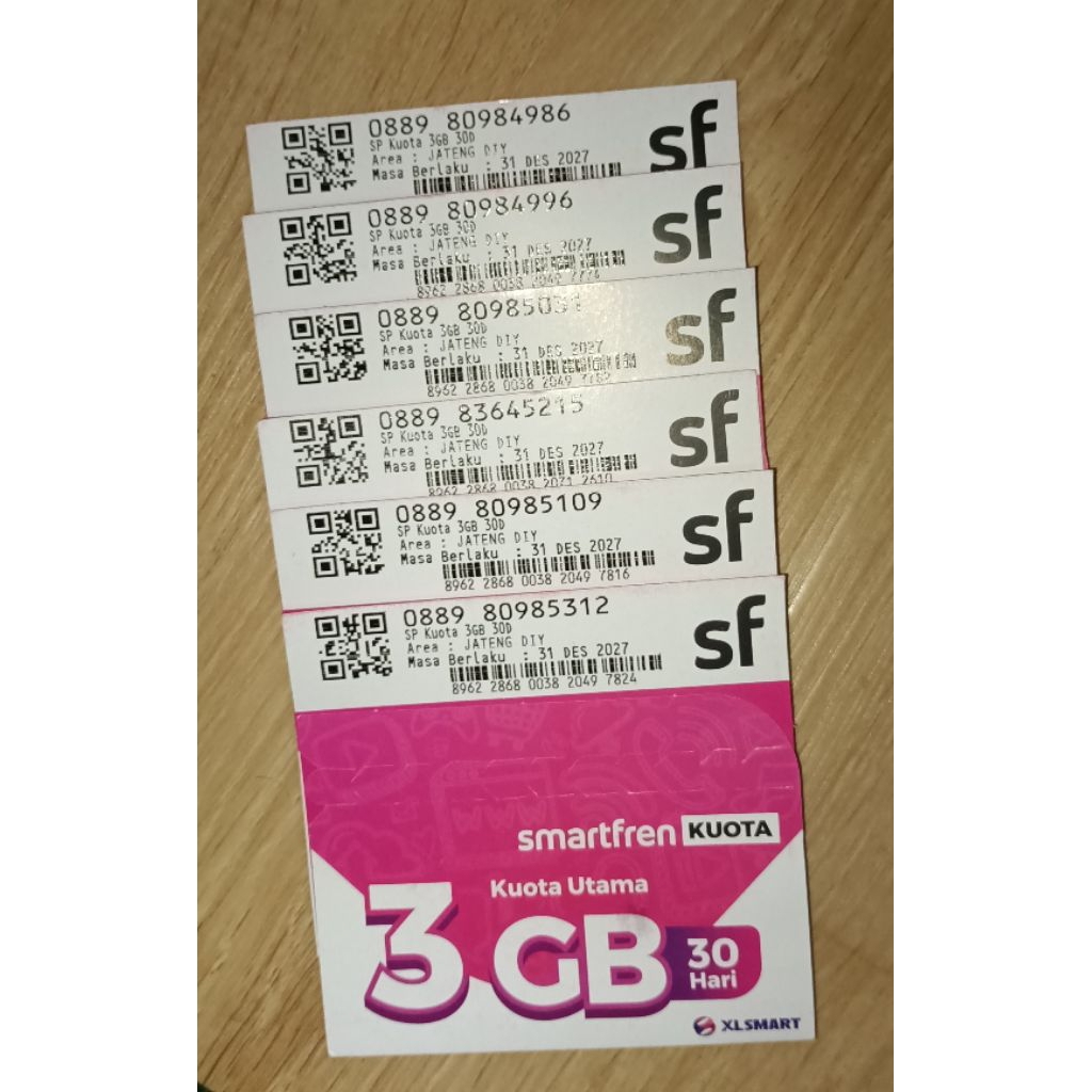 kartu perdana kuota smartfren 3 gb