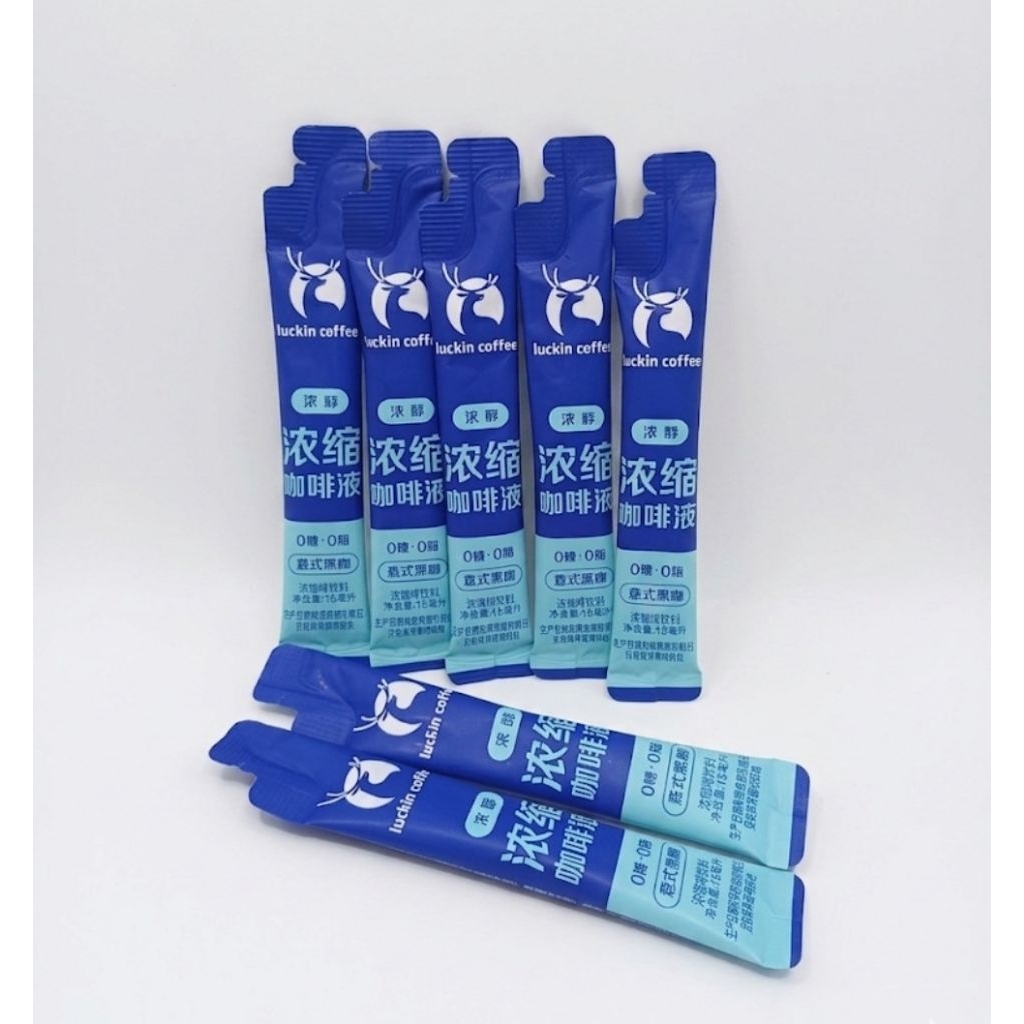 READY LUCKIN COFFEE SACHET//CONCENTRATED-STICK 15ML ORIGINAL//LIQUID COFFE CONCENTRATE