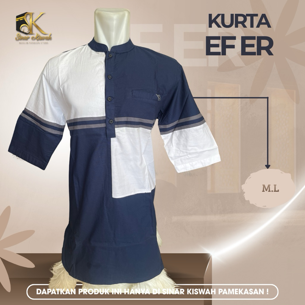 BAJU KOKO KURTA EFER LENGAN 3/4
