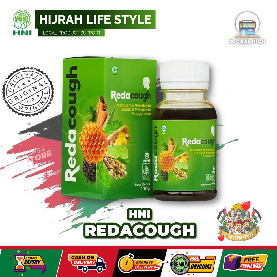 Redacough HNI HPAI || Redacough Membantu Meredakan Berbagai Keluhan Batuk Isi 100ml