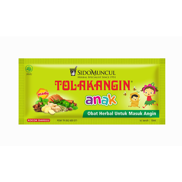 Tolak Angin Anak Sachet Meredakan Masuk Angin & Mual