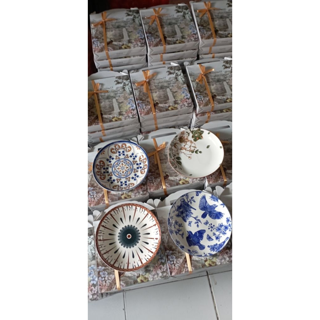piring keramik jepang d.20 cm | piring keramik 8 inchi