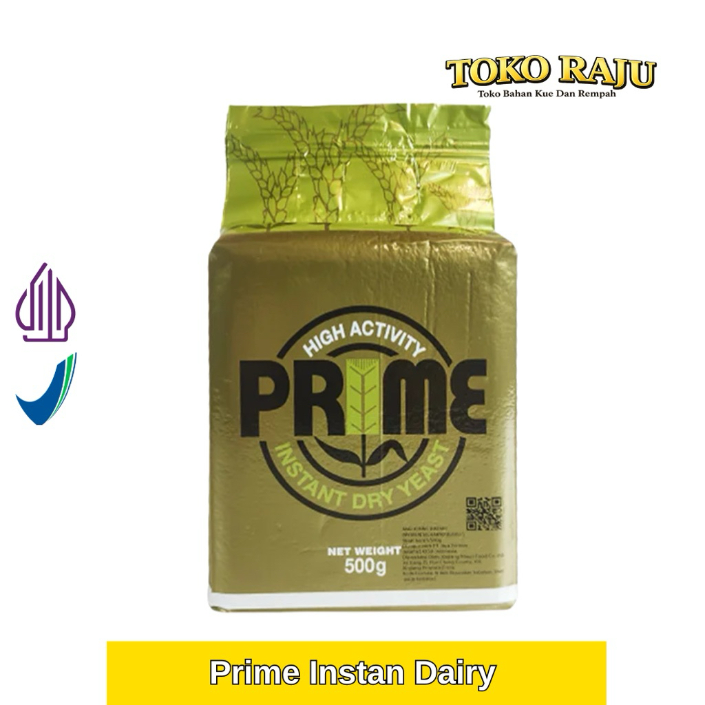 Prime Ragi Kering Instan 500gr - Berkualitas Tinggi, Cocok untuk Roti Gula Tinggi & Rendah