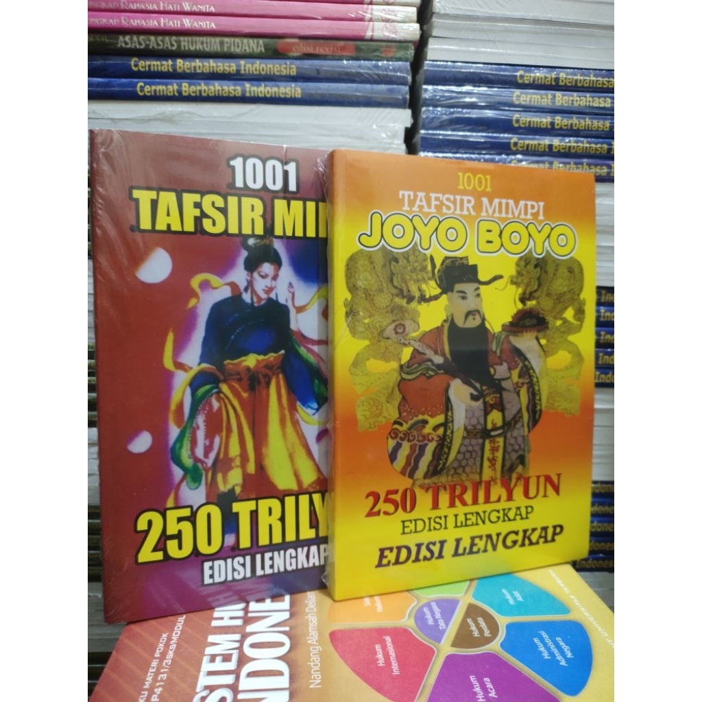 Paket Buku Varian Tafsir Mimpi Joyo Boyo & 250 Trilyun