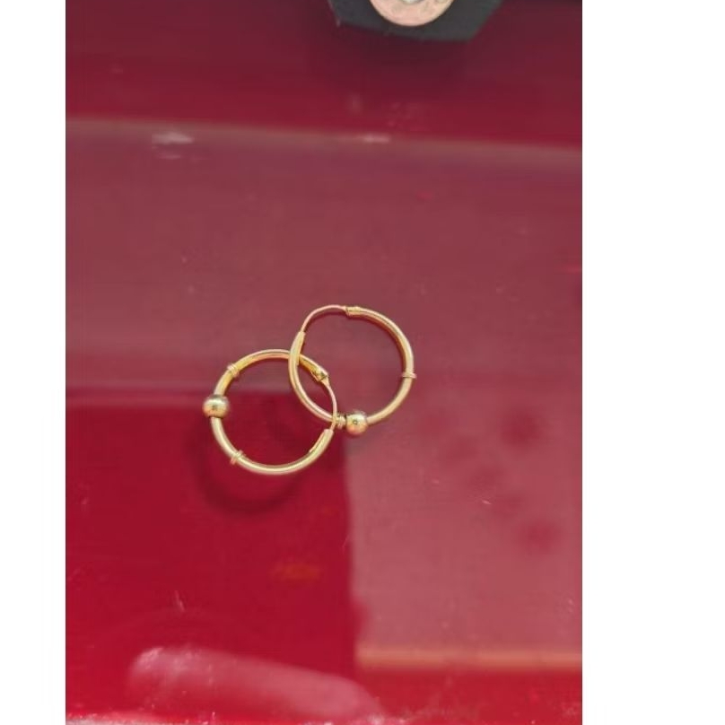 anting anak -dewasa-emas 22k-kadar 700-harga murah