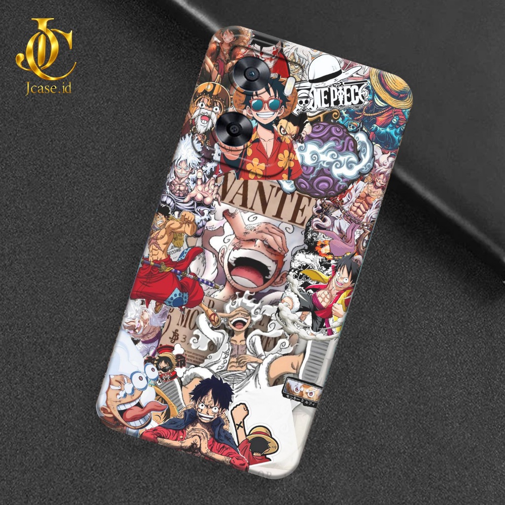 Case Bening Oppo A77S / Oppo A57 2022 Clear Case Motif One piece Bisa COD